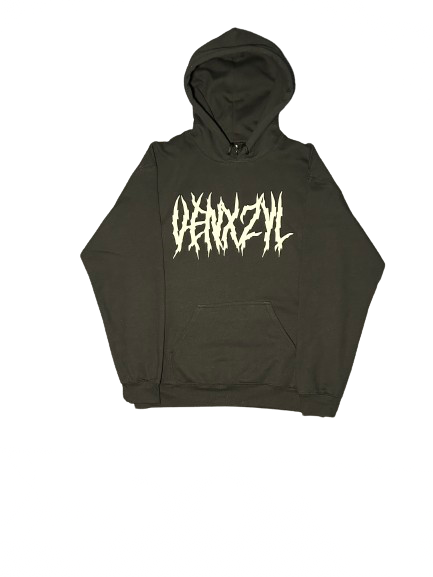 Black "VENXZYL" Spider Hoodie