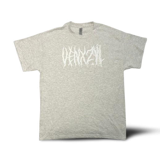 HEAVYWEIGHT "VENXZYL" GREY T-SHIRT 100% COTTON TEE